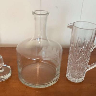KKT406 - Two Glass Pitchers