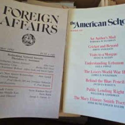 KKT128 Foreign Affairs & The American Scholar Magazines