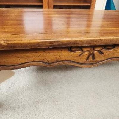 KKT254 - Carved Wooden Coffee Table 