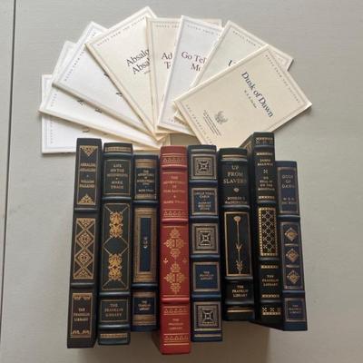 KKT461 Assortment Of 8 Books W/ Editor's Notes From The Franklin Library