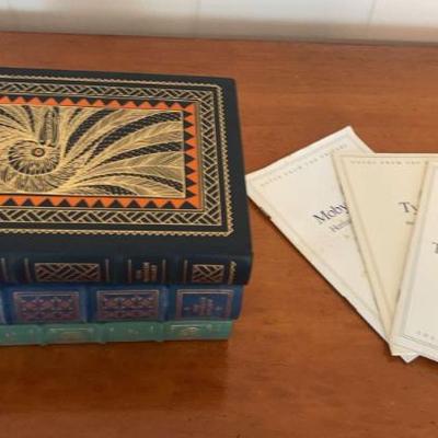 KKT414 - Three “The Franklin Library” Leather Bound Books by Herman Melville