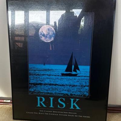 KKT289 - Motivational Ocean Art Print Framed Poster
