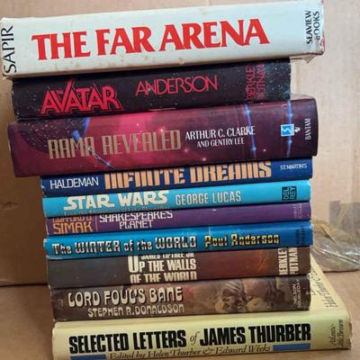 KKT272 - Ten More Vintage Collectible Sci-Fi Hardcover Books by Various Authors