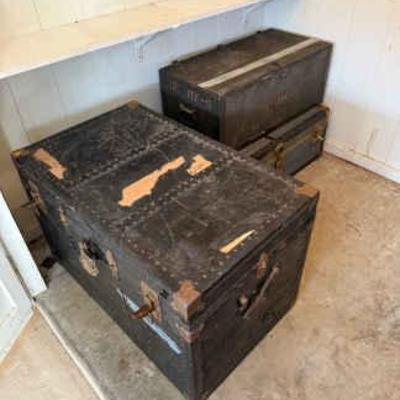 KKT173 Three Vintage Storage Chests