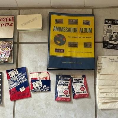KKT098 Vintage Stamps of the World Collection & Supplies