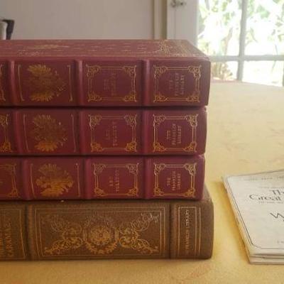 KKT390 - The Franklin Library War and Peace & The Brothers of Karamazov 25th Anniv, LE Leather Bound