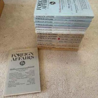 KKT140 1990-1994 Various Foreign Affairs Magazines / Books