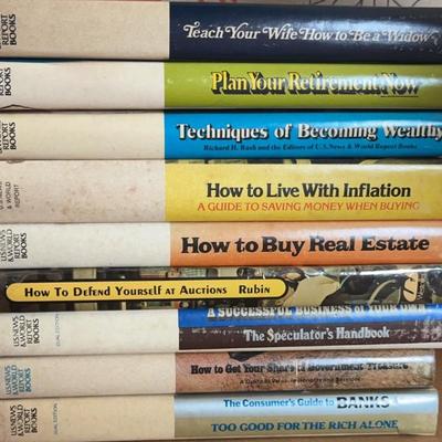KKT292 - Nine Vintage U.S. News & World Report Hardcover Books