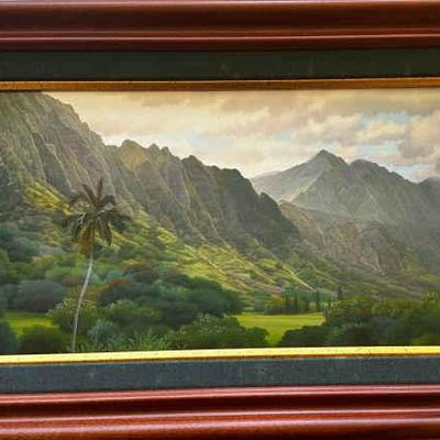 KKT025 - Gary Reed Signed Giclée on Canvas “ Koolau Reflections” 111/350