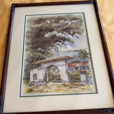 KKT032-Framed print of Club Campestre in Cali, Colombia