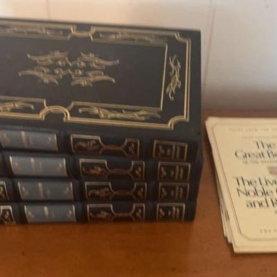KKT398 - The Franklin Library The Great Books: The Lives of the Noble Grecian and Romans, I-IV