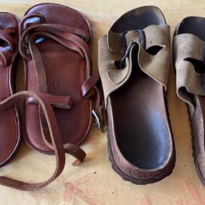 KKT183-Vintage Birkenstocks and leather sandals