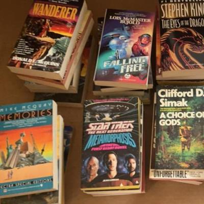 KKT204 - Twenty-Nine Vintage Collectible Sci-Fi Paperback Books by Various Authors