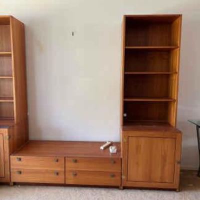 KKT300- Wooden Entertainment And Book Shelf