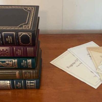 KKT411 - The Franklin Library Leather Bound - Five Volumes - Five Plays