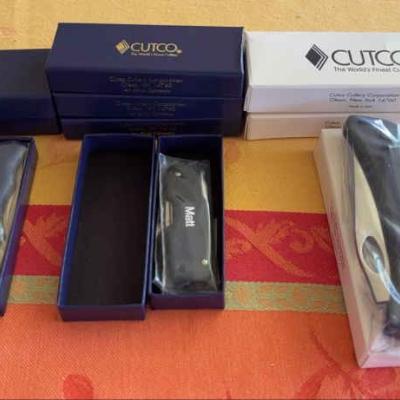 KKT084-Collection of Cutco and Newbridge pocket multitool knives