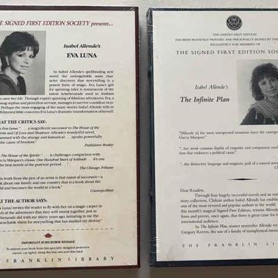 KKT430 - Two “The Franklin Library” books by Isabel Allende