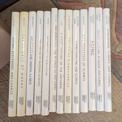 KKT097 - Vintage Collectible Scientific American Library Hardcover Books w/Dust Jacket Set 2 of 3