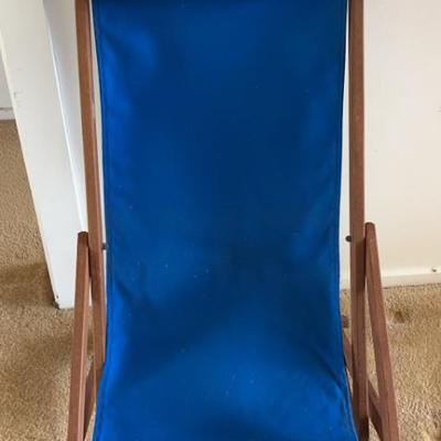 KKT181 - Blue Texas Reclining Folding Chair