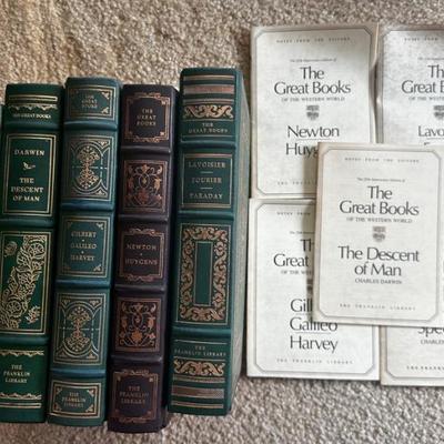 KKT395 - The Franklin Library Darwin, Gilbert Galileo Harvey, Newton, Lavoisier Fourier Faraday More