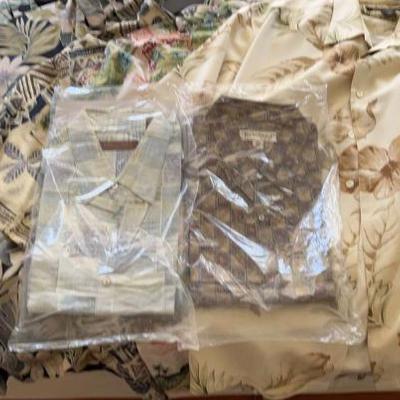 KKT376 - Lot of Seven Tori Richard XL and XXL Aloha Shirts