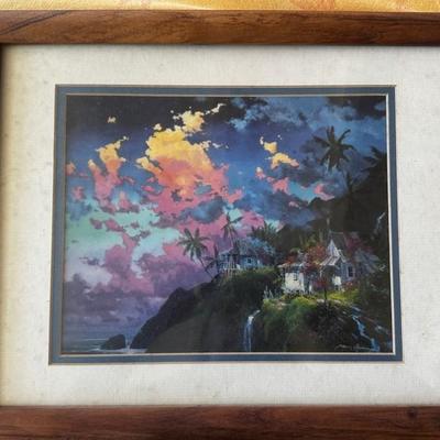 KKT040 - James Coleman Framed “Living Aloha” Lithograph 
