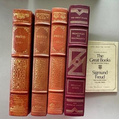 KKT399 - The Franklin Library Great Works of Sigmund Freud, William James’ Principles of Psychology 