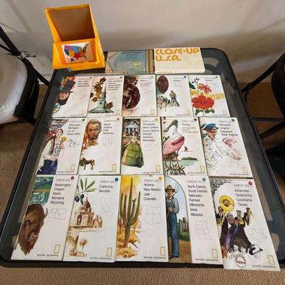 KKT099 Vintage Collection - 1978 National Geographic Close-Up USA Map Set