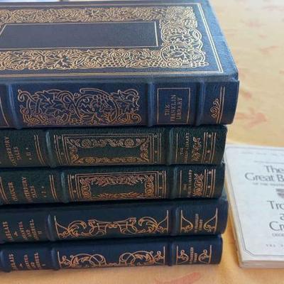 KKT393- The Franklin Library The Works of Geoffrey Chaucer & Francois Rabelais 25th Anniversary LE