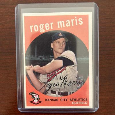 Roger Maris #202 - 1959 Topps Baseball Card