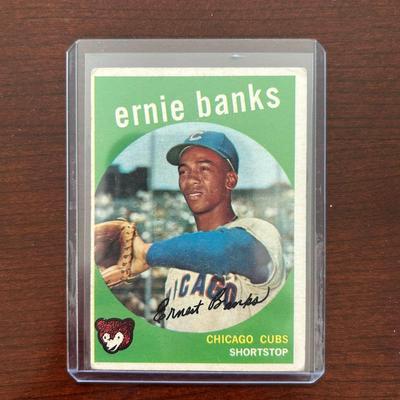 Ernie Banks #350 - 1959 Topps Baseball Card