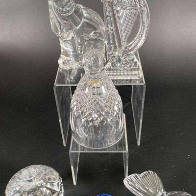 Waterford Crystal Cat, Bell, Harp, and More
