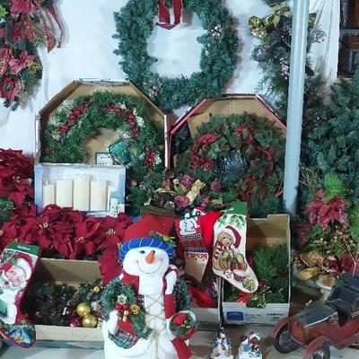 Christmas Greenery and Wreaths