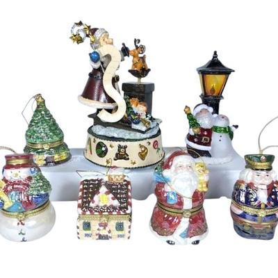 Animated Music Box Ornament Set and More