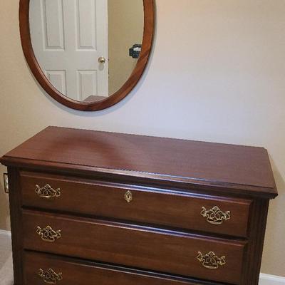 Dresser with Wall Mirror