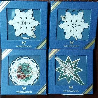 Wedgwood Holiday Ornaments Lot #1