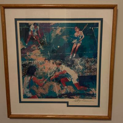 Tennis Greats by LeRoy Neiman (Signed)