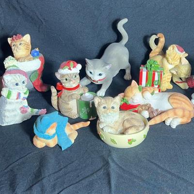 Seasonal Lenox Cat Figures