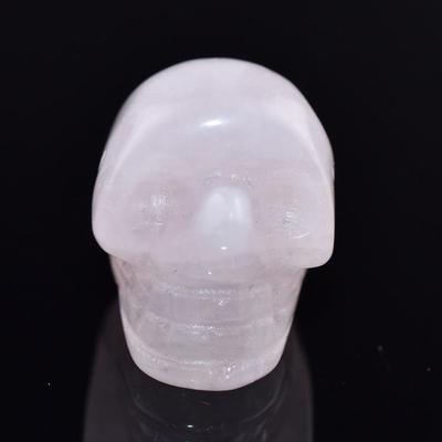 61 Carat Rose Quartz Skull