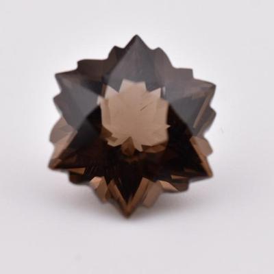 9.9 Carat Natural Unheated Snowflake Smokey Quartz