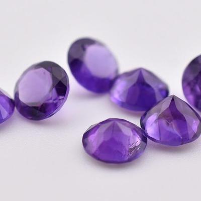5.1 TCW Natural Unheated Round Amethyst Parcel