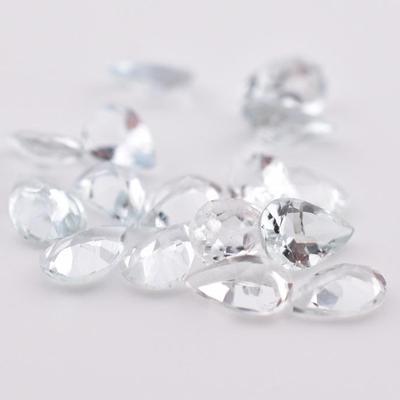 5 TCW Natural Unheated Pear Aquamarine Parcel