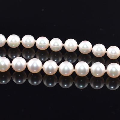 14k Yellow Gold 6mm Pearl Necklace