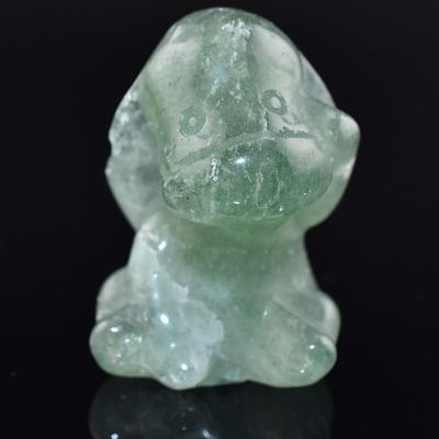110.8 Carat Green Quartz Dog