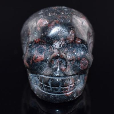 123.7 Carat Saginate Carved Skull