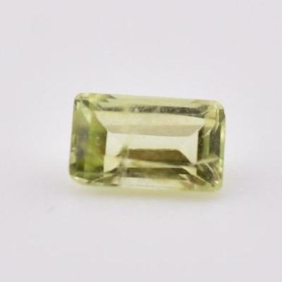 0.2 Carat Emerald-Cut Peridot