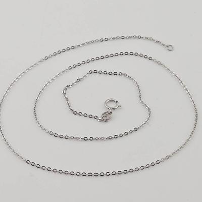 Sterling Silver Fine Chain 18"