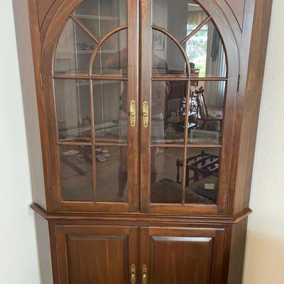 Vintage corner cabinet