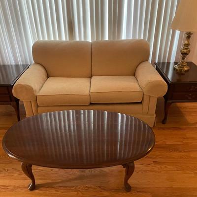 Thomasville Loveseat, Queen Anne Side Table, & More!