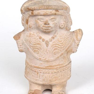 Sale Photo Thumbnail #190: Lot 190 remojadas rattle' ceremonial figure, veracruz 100 bce 800 ce